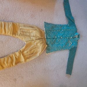 Little boy traditional Indian costume